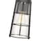 Z-Lite Helix 1 Light Outdoor Wall Sconce, Black And Clear Seedy 591M-BK - alternate 2
